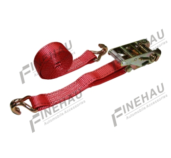 #8301 5000lbs 1-1/2" Heavy Duty Ratchet Tie Down with Double J Hooks