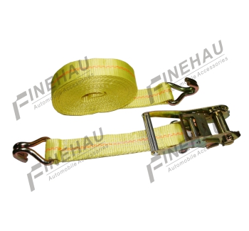 #8408 10000lbs 2" Heavy Duty Ratchet Tie Down with Double J Hooks