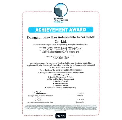 Intertek Supplier Qualification