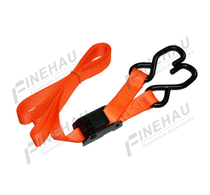 #7101 1000lbs 1" Cambuckle Tie Down with S Hooks