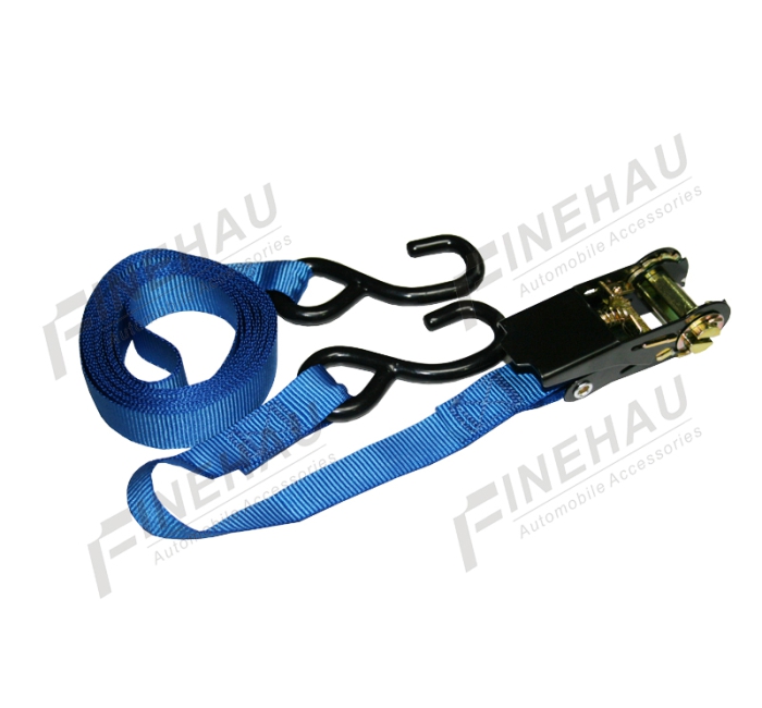 #8105 1" Heavy Duty Ratchet Tie Down with Hooks 1800lbs