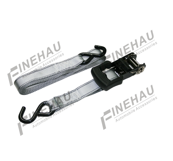 #8205 2100lbs 1-1/4" Ratchet Tie Down with S Hook