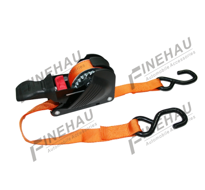 #901 1"x10' Retractable Tie Down with S Hook