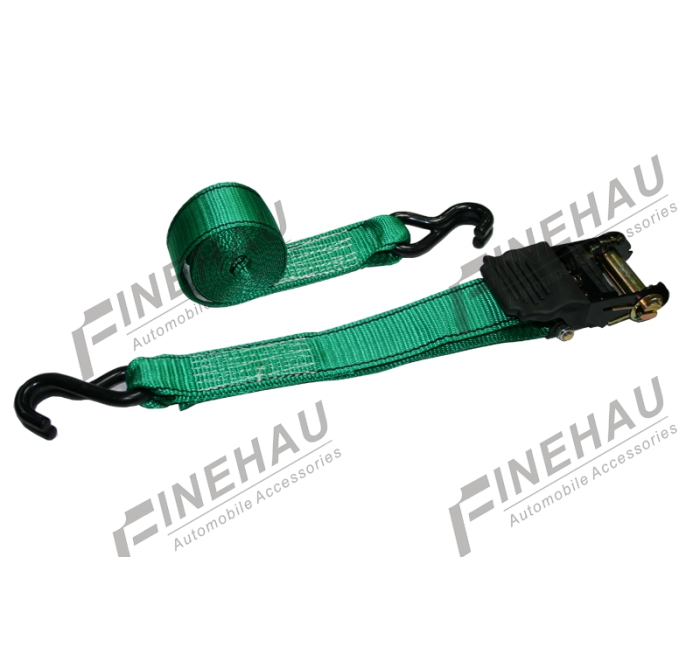 #8415 3000lbs 2" Ratchet Tie Down with S Hook