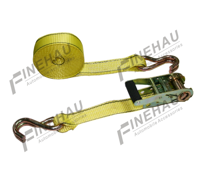 #8202 3000lbs 1-1/4" Heavy Duty Ratchet Tie Down with S Hook